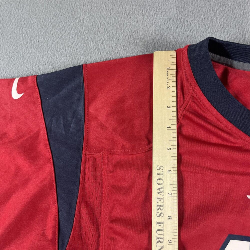 Houston Texans Jersey Boys XL Red Navy NFL Football Nike On Field Shepherd 12 - Picture 4 of 12